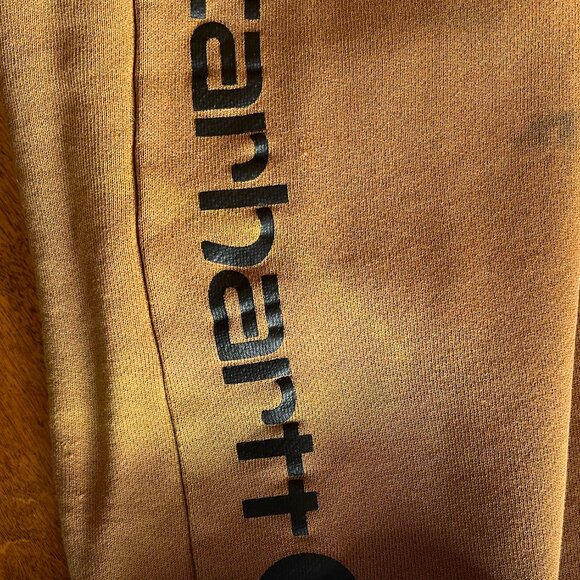 Carhartt well-loved tan sweatspants 3T *Free in bundle* - Picture 11 of 12